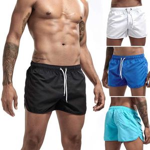 Masculino masculino nadando seco seco rápido shorts shorts de cordas leves de verão de verão casual colorido q240429