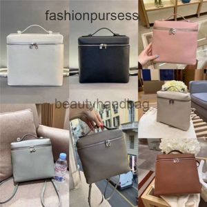 Loro piyano lp lorospianasl lp19 el çantaları tasarımcı crossbody çanta çanta lüks sırt çantası kitap çantası çanta çanta çift omuz eğik çapraz 4nfg