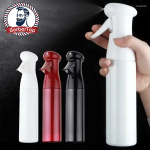 Lagringsflaskor 300 ml/200 ml frisör sprayflaska salong alkohol Kontinuerlig fuktgivande barberare frisör high pressur sprayer verktyg