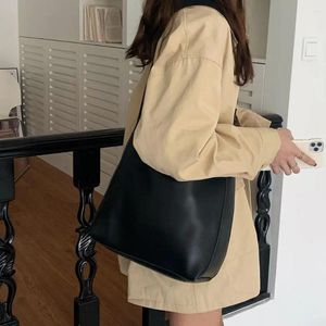 Sacos de noite Bolsa de ombro simples elegante couro falso mulheres com alças ajustáveis ​​grande capacidade tote ímã para grande