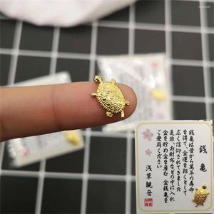 Dekorativa figurer feng shui gyllene pengar sköldpadda rikedom japansk hemmakontor dekoration lycklig gåva sensoji tempel be förmögenhet