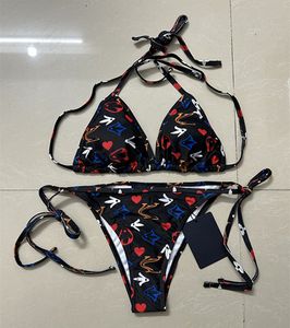 Designer-Bikini-Badeanzug, Bademode, Badeanzug für Damen, sexy Badeanzüge, Damen, rückenfrei, geteilter Buchstabe, Mehrfarben, Sommerzeit, Strand, Badeanzüge, Wind-Badebekleidung gg456