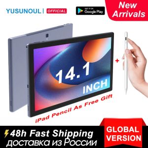 Large Screen 14.1 Inch Android 12 Tablet Pc 8+256GB Phone Call tablet Bluetooth 5G WiFi Pad For Educational/Sheet music/Kitchen