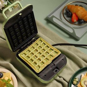 Conveniente mini elétrica automática máquina de waffle sanduíche hambúrguer bolo bolha ovo forno pan máquina para o café da manhã dining232u