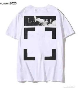 Mens T-shirts 2023fashion Luxurys Offes Clothing Tee Shirts Women Loose Tees Tops Man Casual Street Graffiti Shirt Sweatshirtoff Offs White WhitE 1 YLWJ