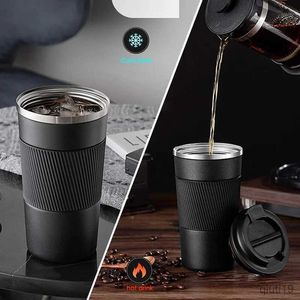 Thermoses 380ML/510ML Travel Coffee Mug Stainless Steel Thermal Mug Leakproof Car Tumbler Vacuum Flasks Portable Insulated Bottles