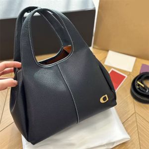 Borsa tote semplice LANA 23Luxurys borsa borse firmate di alta qualità morbide borse in pelle con motivo litchi placcato oro lettera classica 10a borse a tracolla casual xb115