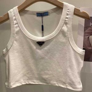 Camisoles Tanks Spring and Summer New Round With with Groom, Long, Sewing Luxury Star 유명한 디자인 피트니스 조끼 YQ240130