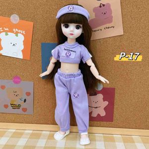 Bonecas 12 Polegada 30 cm bjd anime boneca crianças meninas 4 a 16 anos acessórios de casa de bonecas saia chapéu cocar com roupas vestir-se brinquedos diy
