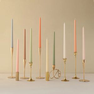 4PCS Długie stożki 30 cm pachnące świece ślubne Centrum na stoliki pamiątki bankiet przy świecach obiad do domu dekoracyjna 240122