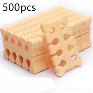 100200500 st Soft Foam Pedicure Toe Separators Nail Art Finger Separators Toe Bår för tåfinger Partihandel 20# 240119