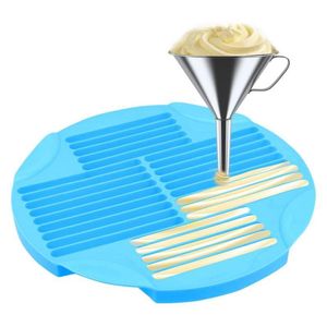 Silicone Forms Finger Shape Biscuit Molds Chocolate Stick Cooking Long Strip Cookie Baking Tray DIY Chocolate Mould Kitchen Tool319k