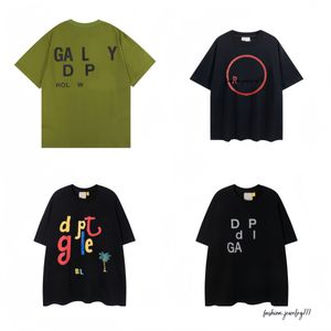 designer galleries tee Depts t-shirts Casual Man Womens Tees hand-painted ink splash graffiti letters loose short-sleeved round neck clothes tshirt fashion