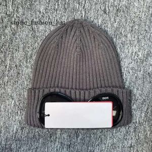 CP HAT DESIGNER Två linsglasögonglasögon Beanies Men CP Stickade hattar Skull Caps Outdoor Women oundvikliga CP Comapnys Hat Winter Beanie Black 6184