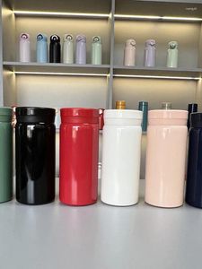 Vattenflaskor 316 Pocket Cup Kvinnor Mini Isolerande bärbar liten kapacitet Kompakt rostfritt stålvakuum
