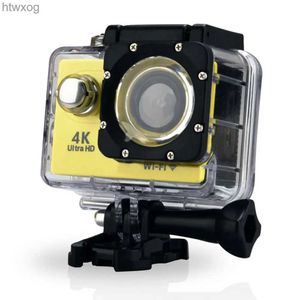 Drönare H9LR 20MP WiFi Action Camera Outdoor 1080p 60fps 2.0 Ultra HD 4K Mini Hjälm Cam Recoder Waterproof Sports DV RC Aerial-Camera YQ240201