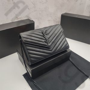 borsa a catena firmata Cassandre Matelasse borse a tracolla a tracolla da donna borsa a busta in pelle borse di lusso di moda borse di design di colore bianco kaki nero