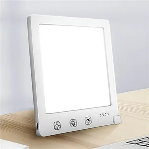 Nattlampor Portable Intelligent Touch Control Stepless Justering Emotionell fysioterapilampa 10000 Lux Light Therapy LED