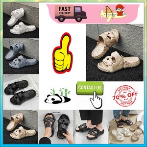 Designer casual plataforma esqueleto engraçado uma palavra arrastar chinelos verão sliders homens mulheres arco-íris slides sandálias sandálias macio grosso almofada chinelo nuvem slide