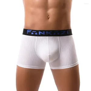 Unterhosen Jungen U Convex Pouch Unterwäsche für Männer Übergroße Unterhose Jugend Sexy Boxershorts Aro Hosen Teenager Atmungsaktiv