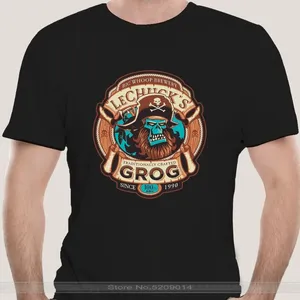 Herr t-skjortor män skjorta tee grog le chuck s monkey ö tshirts mode t-shirt bomull varumärke teeshirt