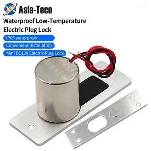 Smart Lock Mini DC12V Waterproof Electric Drop Bolt Fail Safe Low Temperature Electronic Mortise Door For Access Control System