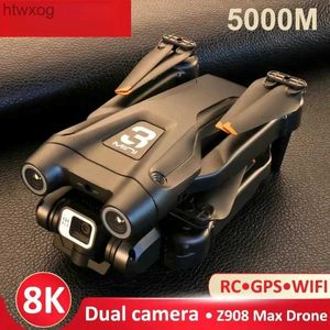 ドローンZ908 Pro Max Drone 5000M ESC 4K/8K障害物回避プロフェッショナルHD航空写真ブラシレスGPS折りたたみQuadcopter YQ240201