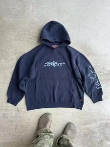 여자 후드 JNCO 까마귀 Y2K 풀오버 스웨트 셔츠 힙합 편지 그래픽 프린트 인쇄 대형 남성 여성하라 주쿠 고딕 탑 의류