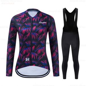 Tute da uomo 2023 Team Bicyc Cycling Jersey SetTuta lunga da equitazione BikeAbbigliamento con bretelle Set per la primaveraH2421