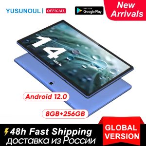 To Read Music Sheets Super Big Screen 14 Inch Tablet Pc Android 12 8GB+256GB 4G Phone Call 5G WiFi Bluetooth Kids Learning tab