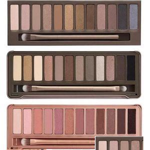 Eye Shadow Eyeshadow Palette The 1St 2Nd 3Rd Generationmake Up/ Eyes Makeup Newest 12 Colors Cosmetic Shimmer Matte Eye Shadow With Br Dh93F