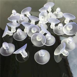 Ganchos 5/10/20pcs Limpar otário sucção forte copos de vácuo transparente almofada macia mesa de vidro bancada antiderrapante gaxeta fixa 18-30mm