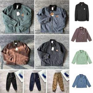 Carhartts jaqueta Mens Jaquetas Vintage Jaqueta de Lona Lavada Carhart Pulôver Casaco Lapela Pescoço Roupas de Lã Carharttlys Outwear Acolchoado 5444 carhart GAF