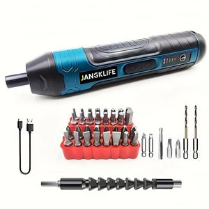 Cordless Electric Screwdriver Rechargeable 1300mah Lithium Battery Mini Drill 36V Power Tools Set Household Maintenance Repair 240123
