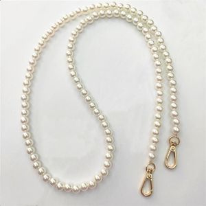 Brand Pearl Strap For Bags Handbag Accessories Purse Belt Handles Cute Bead Chain Tote Women Parts Gold Clasp Bag &284n