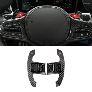 Capas de volante adequadas para BMW Fibra de Carbono Paddle 3 Series 4 5 X3X4X5 Modificado M3 M4 Shift Extended