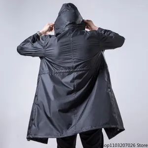 Impermeabili FreeSmily Uomo Abbigliamento antipioggia Escursionismo Adulti Per Cappotto antipioggia Giacca poncho Capa De Chuva Chubasqueros Impermeabili