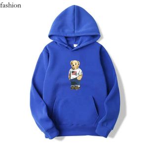 Polo 2024 masculino carta impressão urso longo camisa polo manga camisolas marca hoodies polo hoodie polo ralph 431