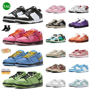 With Box Designer Low Panda Shoes Girls Blossom Year of the Dragon Jarritos Freddy Krueger Chunky Dunkys Pink Foam Orange Lobster Green Big Size 48 Sneakers Trainers
