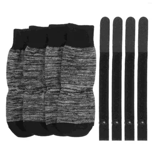 Vestuário para cães 4 Pcs Pet Socks Antiderrapante Adorável Protetores Portátil Respirável Algodão Puro Compacto