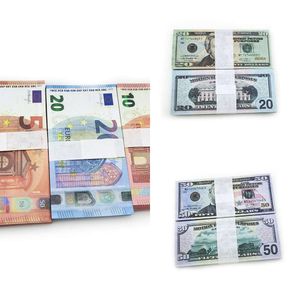 party supplies 2022 fake money banknote 10 20 50 100 200 500 dollar euros realistic toy bar props copy currency movie money fauxbillet219dQRWX