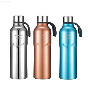 Feijian Outdoor Sports Thermos bottledouble Insulation304ステンレス鋼断熱掃除機フラスコトラベルジムMug450-600ml