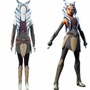 Rebels Ahsoka Tano Cosplay Outfit Uniforme de Halloween Costume283j