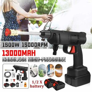 Car Washer 1500W 50Bar Wireless High Pressure 13000mah 2 Type Sprayer Wash Gun Supplies Cleaning Machine For Makit Generator