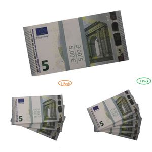 Prop Money Copy Festive Party Supplies Toy Euros Party Realistic Fake uk Banknotes Paper Money Pretend Double Sided8P9G