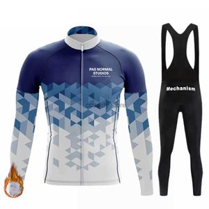 Мужские спортивные костюмы Pns 2024 Pro Road Bike Winter Fece Cycling Jersey Set Mountian Bicyc Одежда Одежда Ropa Ciclismo Racing Clothing SuitH2421