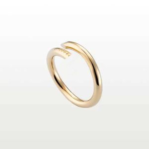 Designer Nail Ring Luxury Jewelry Midi Love Rings Women Steel Eloy Gold-Plated Process Fashion Accessoarer Fade Never Allergic Iyz4