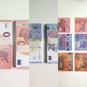 50 Party Supplies Fake Money Banknote 5 10 20 50 100 200 US Dollar Euros Realistic Bar Props Currency Movie Money Fauxbillets Co8433374F7PP