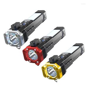 Flashlights Torches 69Hc Power Work Lamps Emergency Self-Rescue Breaking Window Abs Material Drop Delivery Sports Outdoors Cam Hiking Dh6D5
