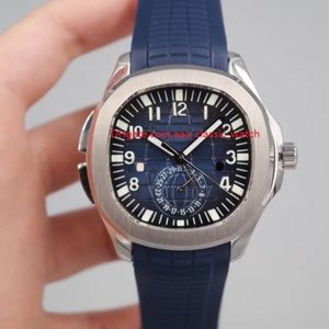 Wysokiej jakości zegarek 42 mm Aquanaut 5164 5164R-001 Stal nierdzewna Azja Przezroczysta mechaniczna automatyczna męska zegarek WAT236O